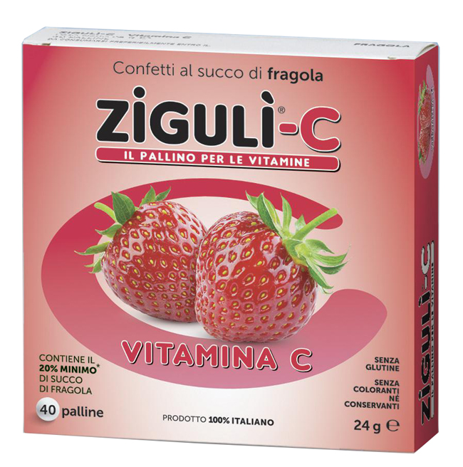 ZIGULI C FRAGOLA 40 CONFETTI 24 G - Farmacia Grosotto