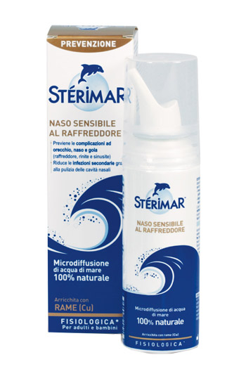 STERIMAR NASO SENSIBILE AL RAFFREDDORE ACQUA DI MARE SPRAY 100 ML - Farmacia Grosotto