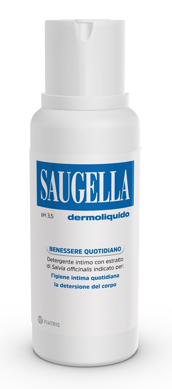SAUGELLA DERMOLIQUIDO PH 3,5 DETERGENTE INTIMO BENESSERE QUOTIDIANO 250 ML - Farmacia Grosotto