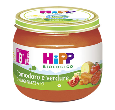 HIPP BIO HIPP BIO OMOGENEIZZATO SUGO POMODORO VERDURE 2X80 G - Farmacia Grosotto