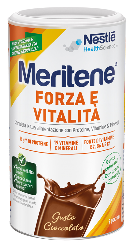 MERITENE FORZA E VITALITA' CIOCCOLATO 270 G - Farmacia Grosotto