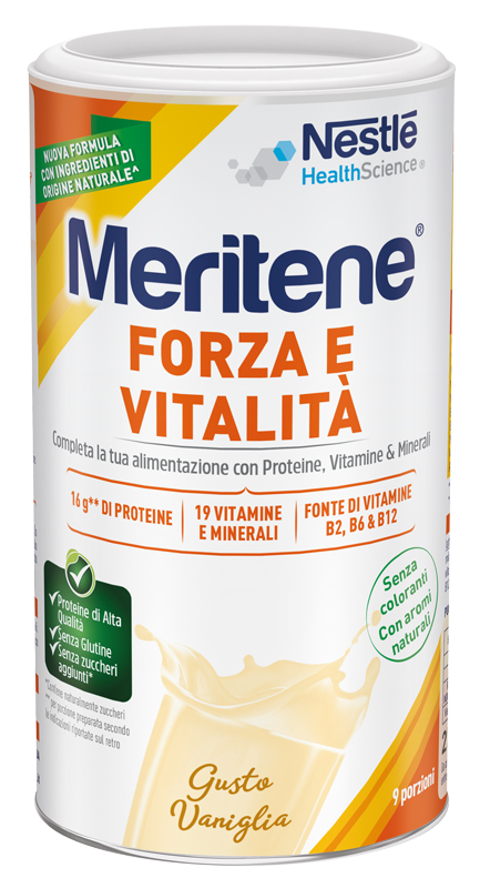 MERITENE FORZA E VITALITA' VANIGLIA 270 G - Farmacia Grosotto