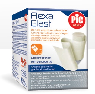 BENDA ELASTICA PIC BIANCA 15X4,5M FUSTELLA - Farmacia Grosotto