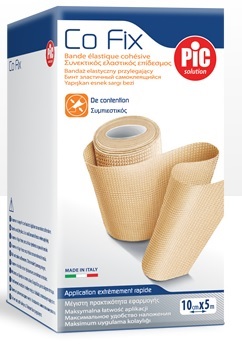 BENDA ELASTICA PIC CO FIX AUTOADESIVA 10X5CM MEDIUM ASTUCCIO - Farmacia Grosotto