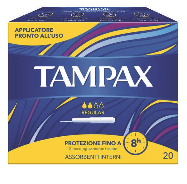TAMPAX BLUE BOX REGULAR 20 PEZZI - Farmacia Grosotto