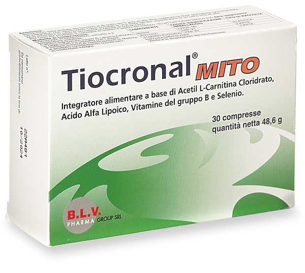 TIOCRONAL MITO 30 COMPRESSE - Farmacia Grosotto