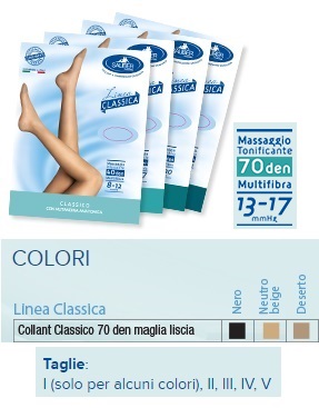 SAUBER COLLANT 70 DENARI MAGLIA LISCIA N BEIG 5 LINEA CLASSICA - Farmacia Grosotto