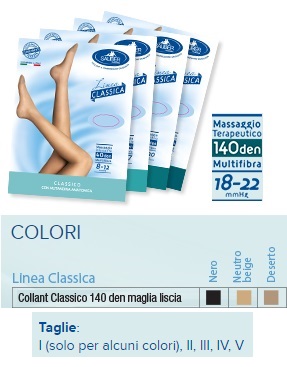 SAUBER COLLANT 140 DENARI MAGLIA LISCIA NERO 1 LINEA CLASSICA - Farmacia Grosotto