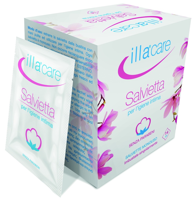 ILLA CARE SALVIETTA INTIMA 14 PEZZI - Farmacia Grosotto