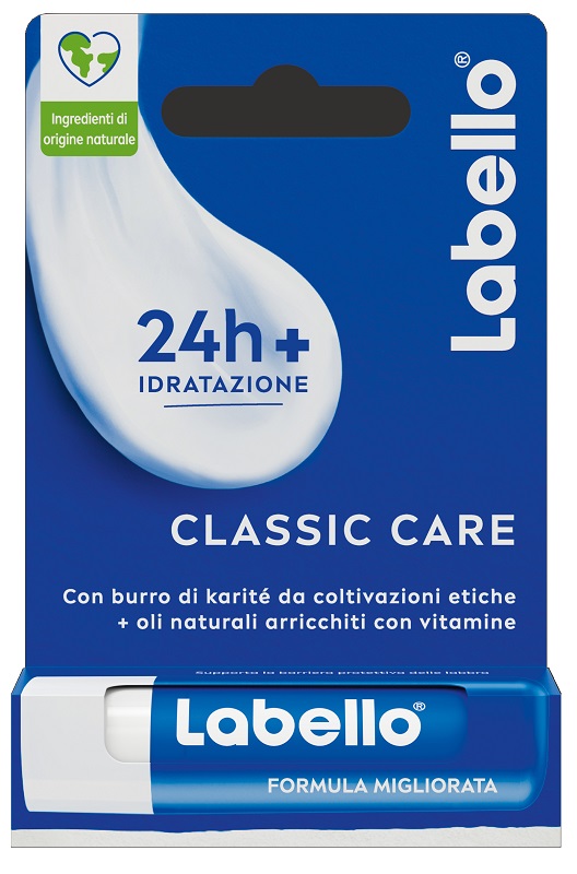 LABELLO CLASSIC CARE STICK 24H IDRATAZIONE FONDENTE SULLE LABBRA 5,5 ML - Farmacia Grosotto