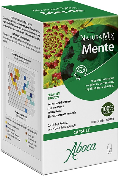 NATURA MIX ADVANCED MENTE 50 CAPSULE - Farmacia Grosotto