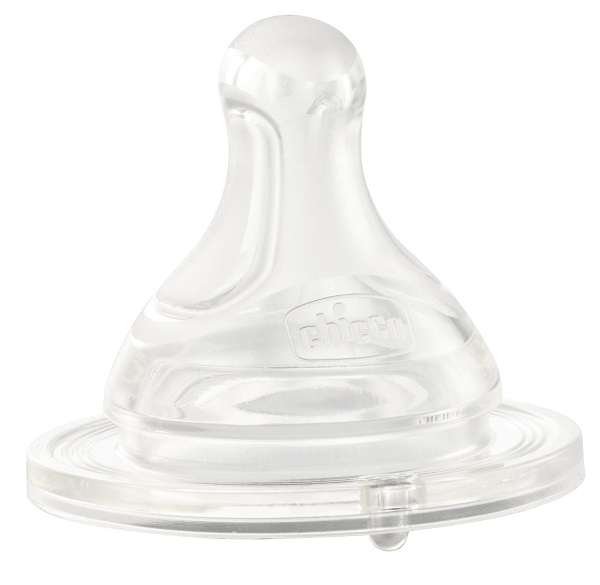 CHICCO TETTARELLA PERFECT 5 4M IN SILICONE 3 FORI 2 PEZZI - Farmacia Grosotto