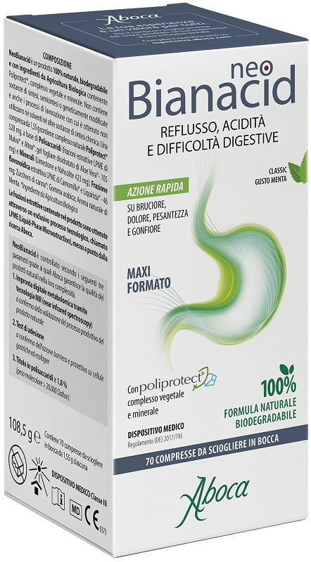 NEOBIANACID 70 COMPRESSE MASTICABILI - Farmacia Grosotto