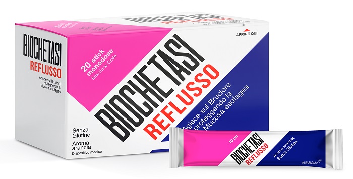 BIOCHETASI REFLUSSO 20 STICK AROMA ARANCIA - Farmacia Grosotto