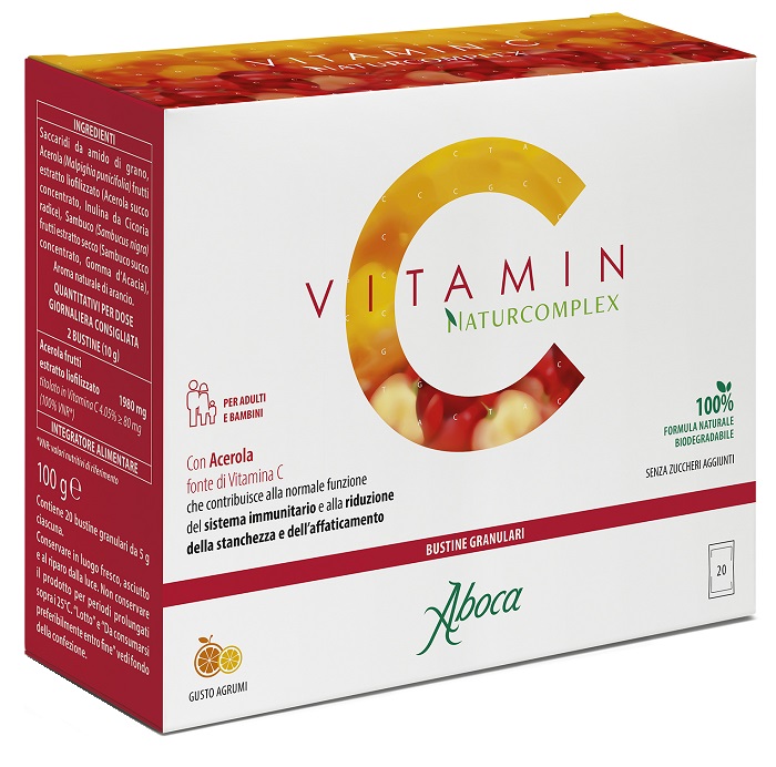 VITAMIN C NATURCOMPLEX 20 BUSTINE - Farmacia Grosotto